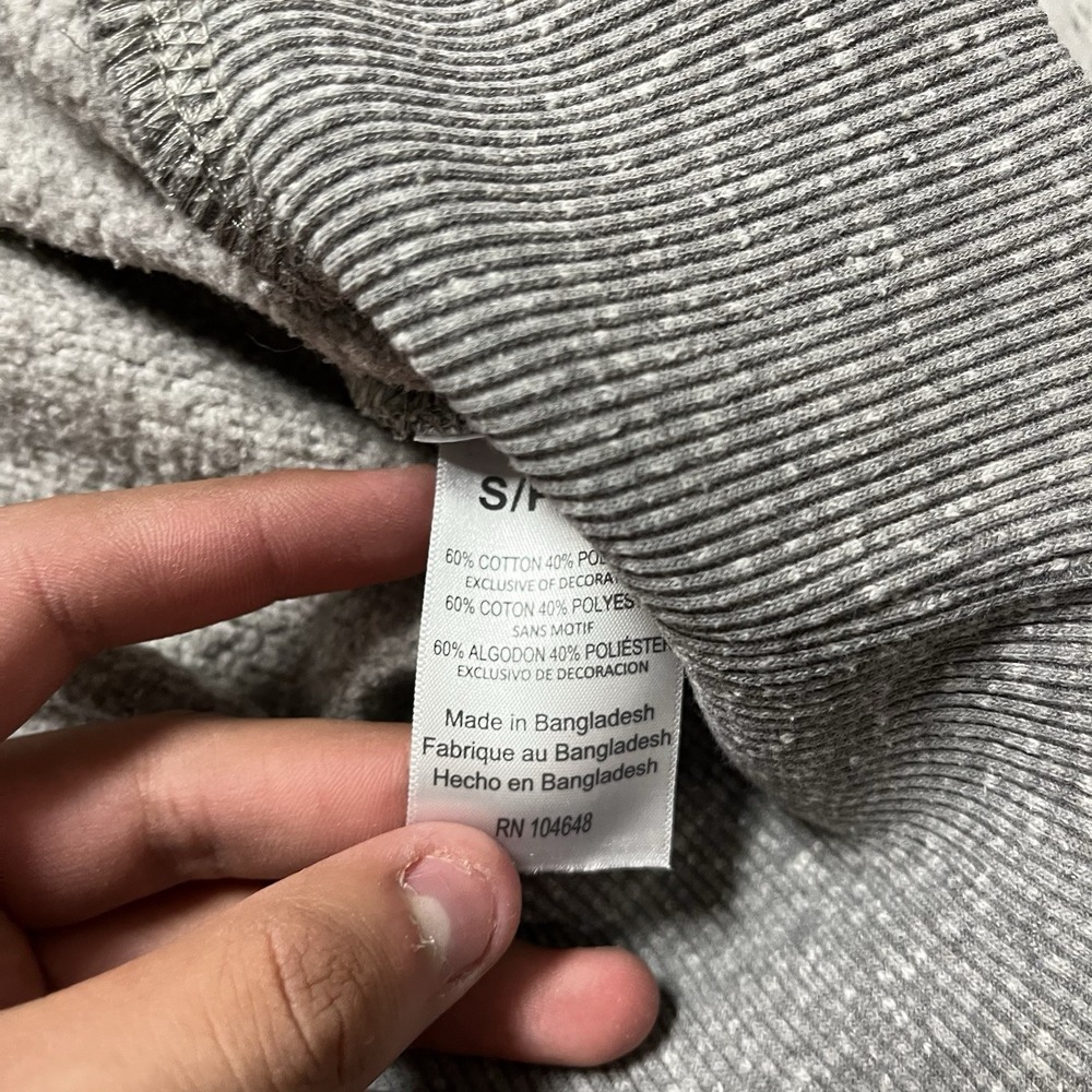 Alabama Crimson Tide Sweatshirt Mens Small Gray Red Sweater Champion NCAA - Picture 6 of 9